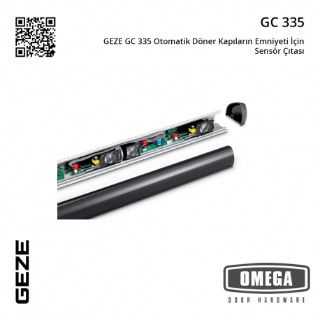 GEZE GC 335 Otomatik Döner Kapıların Emniyeti İçin Sensör Çıtası