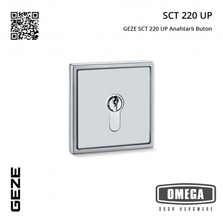 GEZE SCT 220 UP Anahtarlı Buton