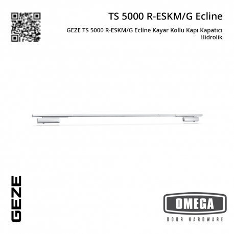 GEZE TS 5000 R-ESKM/G ECline Kayar Kollu Kapı Kapatıcı Hidrolik